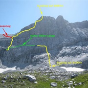 Feratta Gauablickhöhle - Sulzfluh