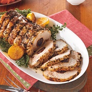 Roast Pork Loin With Prune and Apple Stuffing