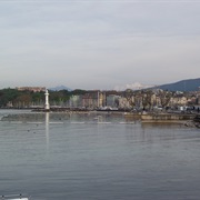 Lake Geneva (With Jet D'eau Turned Off!)
