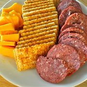 Sausage and Crackers
