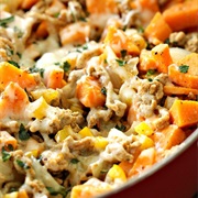 Turkey and Sweet Potato Skillet