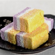 Mujigae-Tteok / Rainbow Rice Cake