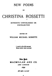 New Poems (Christina Rossetti)
