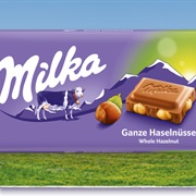 Milka Ganze Haselnüsse