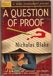 A Question of Proof (Nicholas Blake)