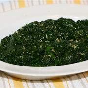 Steamed Spinach