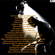Bullet the Blue Sky, U2