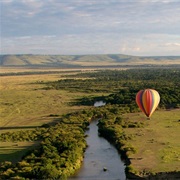 Hot Air Balloon Over Maasai Mara, Tanzania