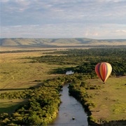 Hot Air Balloon Over Maasai Mara, Tanzania