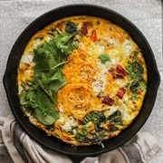 Butternut Goat Cheese Frittata
