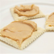 Saltine Crackers and Peanut Butter