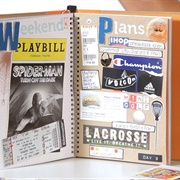 Make a Scrapbook Filled With Photos and Memorabilia.