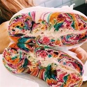 Rainbow Bagel