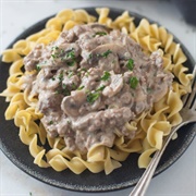 Beef Stroganoff