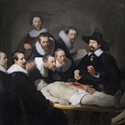 "The Anatomy Lesson" by Rembrandt in the Hague Netherlands