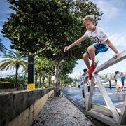 Doing Parkour as a Kid