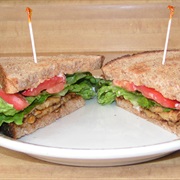 Tempeh, Lettuce, and Tomato Sandwich (TLT)