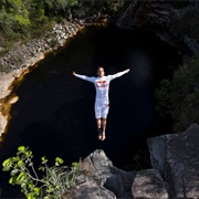 Cliff Diving in Brazil