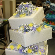 Crooked Wedding Cake