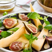 #10 Spinach Salad With Almonds, Fuji Apple and Figs