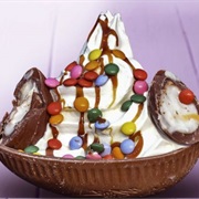 Easter Egg Ice Cream Sundae