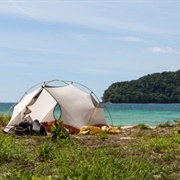 Camp Out on an Island