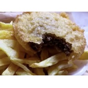 Cheeseburger Supper (Battered Deep Fried Burger)