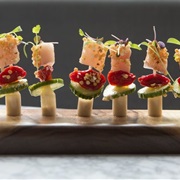 Hamachi Pipettes at VOX Table, Austin, Texas