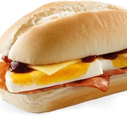Bacon and Egg BBQ Roll