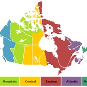 Canada Has 6 Time Zones