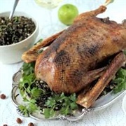 Goose With Nut Stuffing