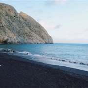 Black Sand Beach, Perissa, Santorini