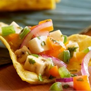 Ceviche De Banano Verde