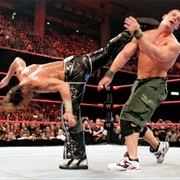 John Cena V Shawn Michaels,Raw 23/4/2007