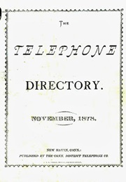 The Telephone Directory (New Haven District Telephone Company)