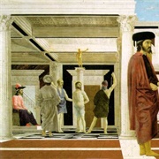 Piero Della Francesca: The Flagellation of Christ (1455-1460) Galleria Nazionale Delle Marche