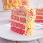 Pink Lemonade Ombre Cake