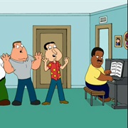 Cleveland, Joe and Quagmire - Family Guy