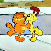 Garfield and Odie