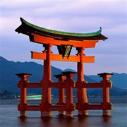 Torii Gate of the Itsukushima Shrine