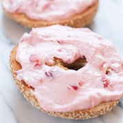 Bagel With Strawberry Cream Cheese