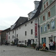 Egon Schile's House Chesky Krumlov