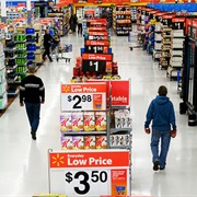 Shopping at Walmart