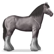 Drum Horse - Mouse Gray