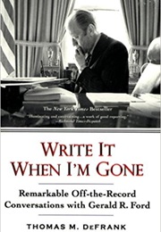 Write It When I'm Gone (Thomkas Defrank)