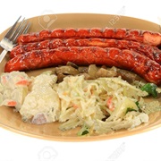 Sausage and Cole Slaw