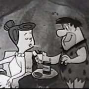 Smoking Fred Flintstone
