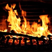 The Sound and Warmth of a Fireplace