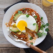 Stacked Breakfast Enchiladas