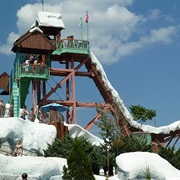Visiting Fun Park Blizzard Beach in Orlando, USA
